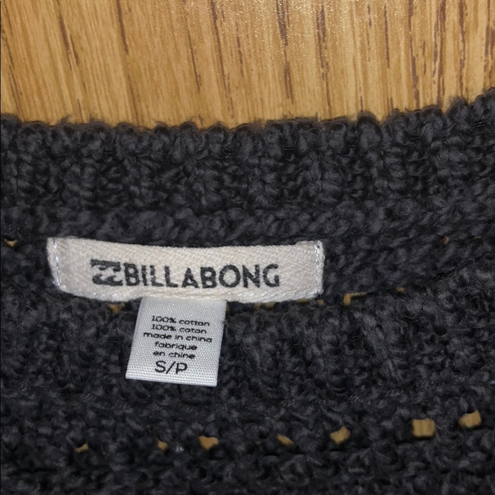 Billabong knit sweater (GREY SIZE S)